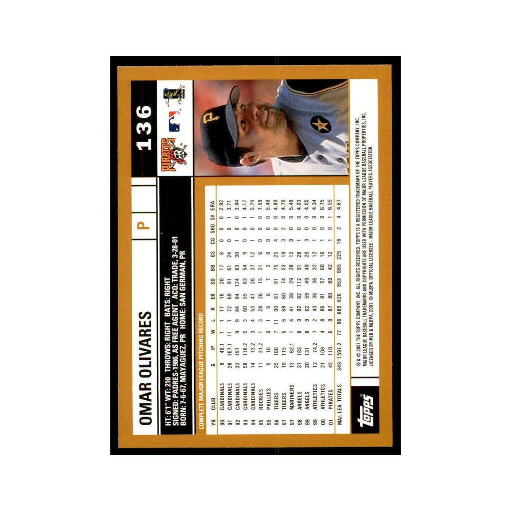 2002 Topps Home Team Advantage Omar Olivares Baseball Cards #136