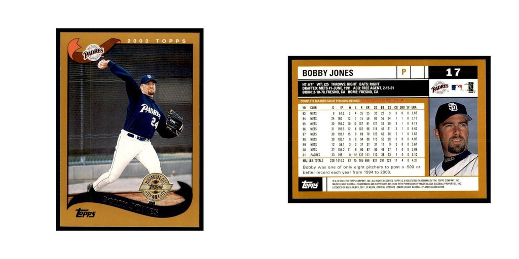 2002 Topps Home Team Advantage Bobby Jones Baseball Cards #17
