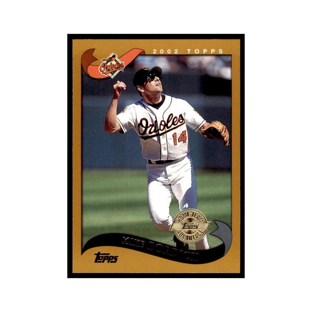 2002 Topps Home Team Advantage Mike Bordick Baseball Cards #153