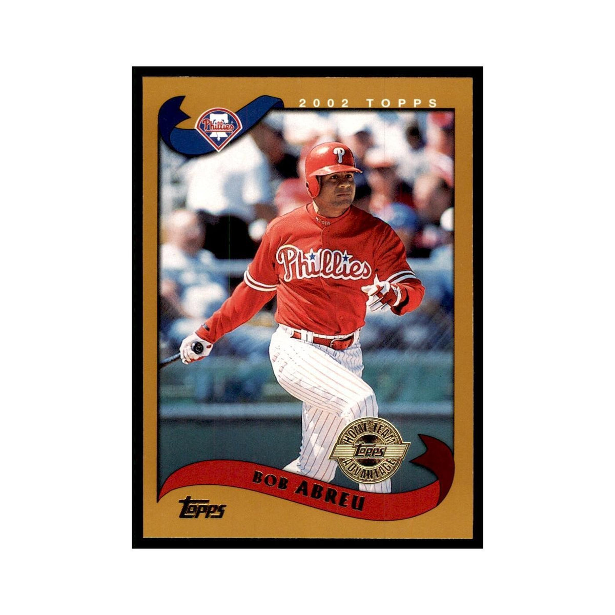 2002 Topps Home Team Advantage Bobby Abreu Baseball Cards #13