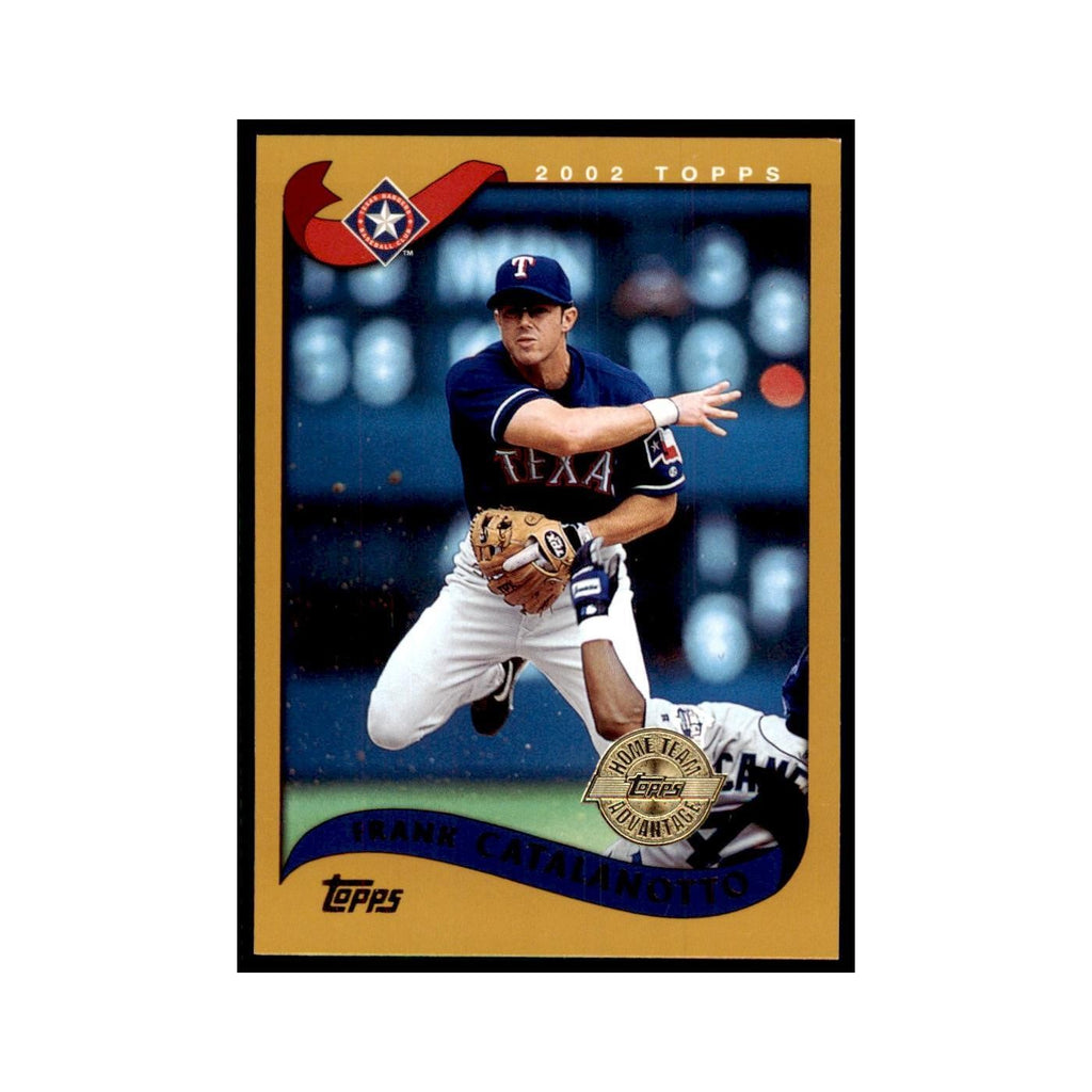 2002 Topps Home Team Advantage Frank Catalanotto Baseball Cards #128