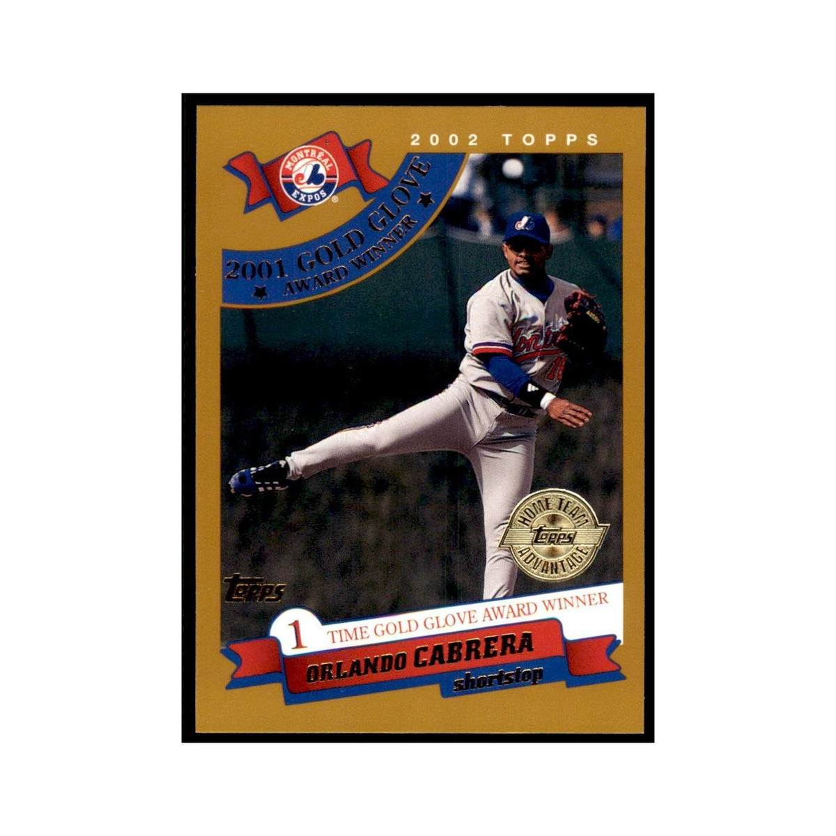 2002 Topps Home Team Advantage Orlando Cabrera Baseball Cards #710