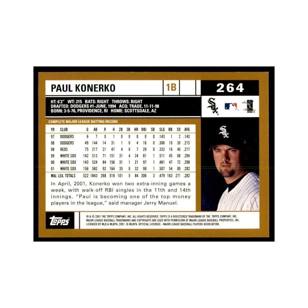 2002 Topps Home Team Advantage Paul Konerko Baseball Cards #264