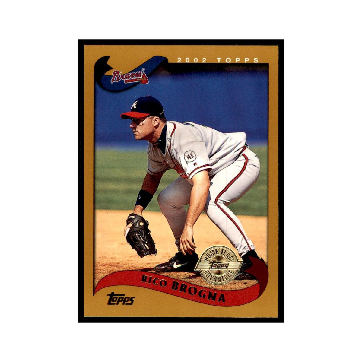 2002 Topps Home Team Advantage Rico Brogna Baseball Cards #214