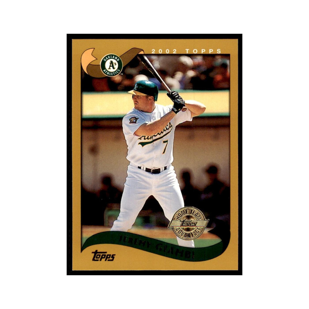 2002 Topps Home Team Advantage Jeremy Giambi Baseball Cards #236