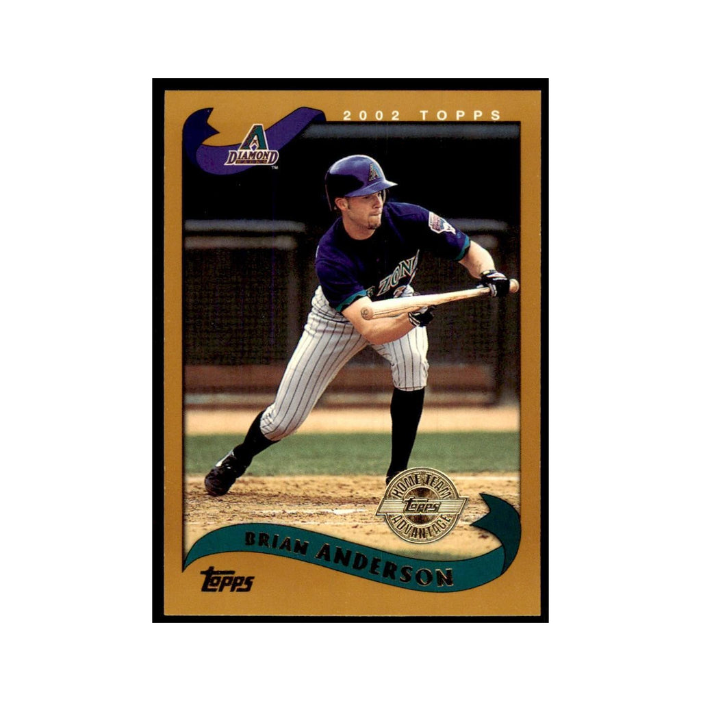 2002 Topps Home Team Advantage Brian Anderson Baseball Cards #177