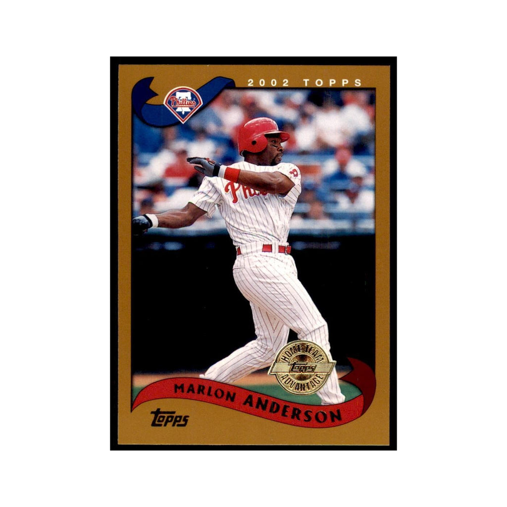 2002 Topps Home Team Advantage Marlon Anderson Baseball Cards #269