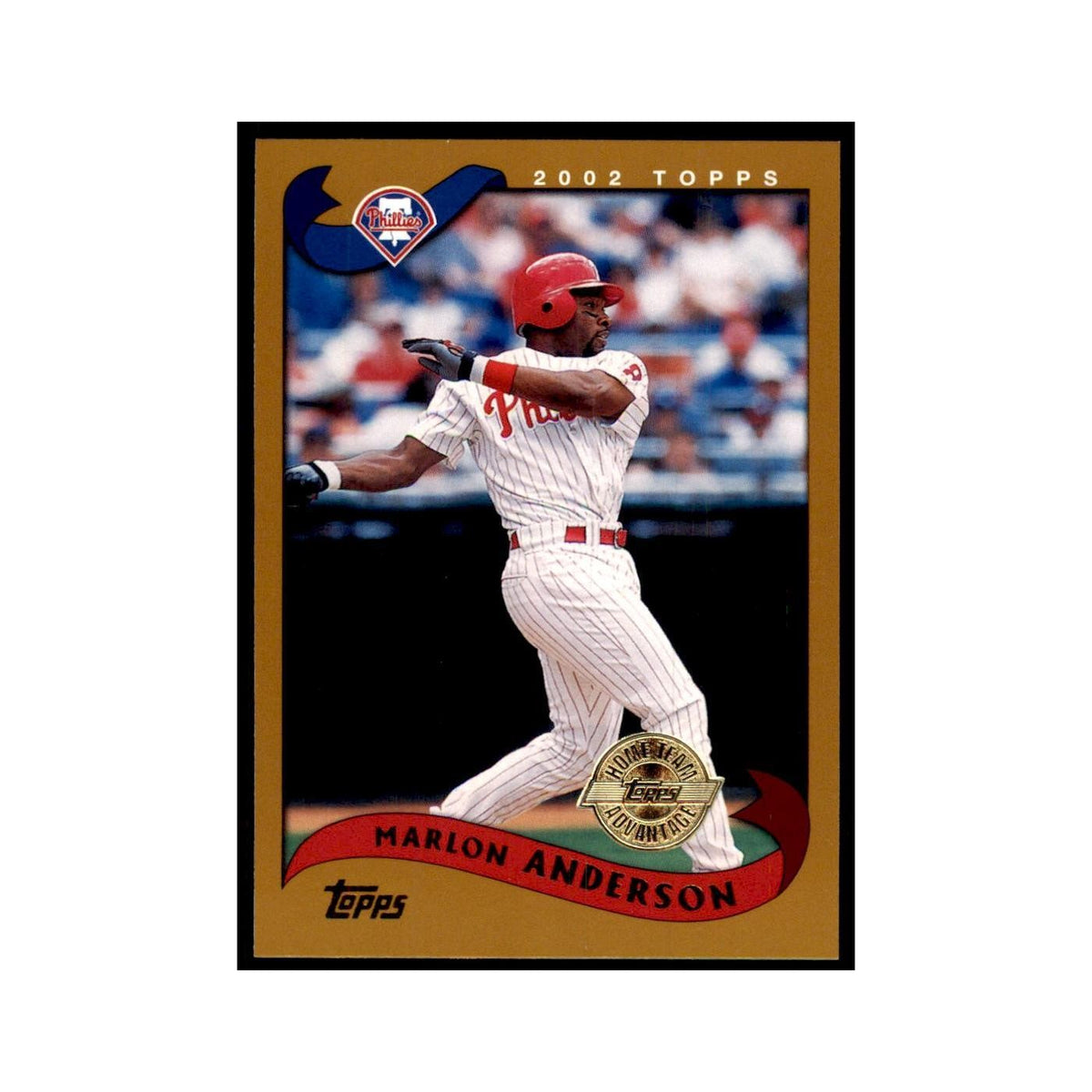 2002 Topps Home Team Advantage Marlon Anderson Baseball Cards #269