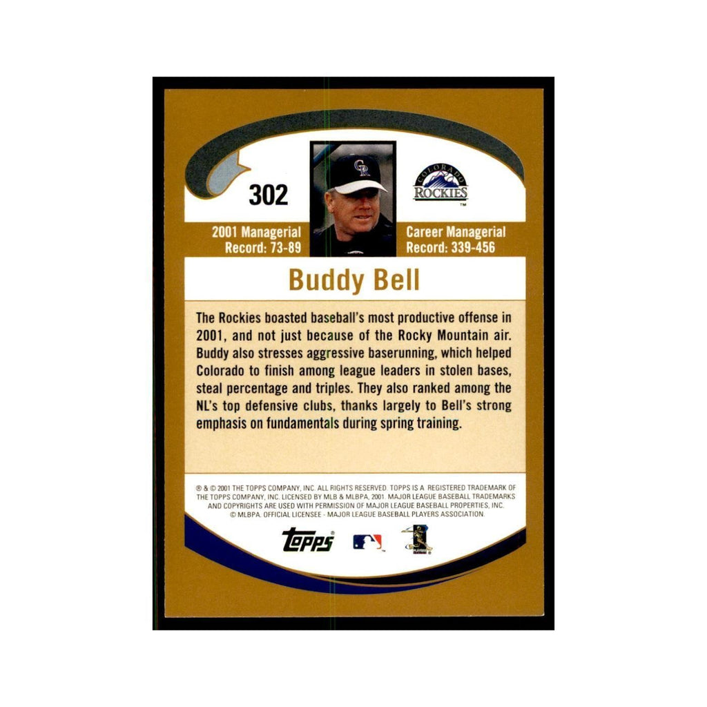 2002 Topps Home Team Advantage Buddy Bell Baseball Cards #302
