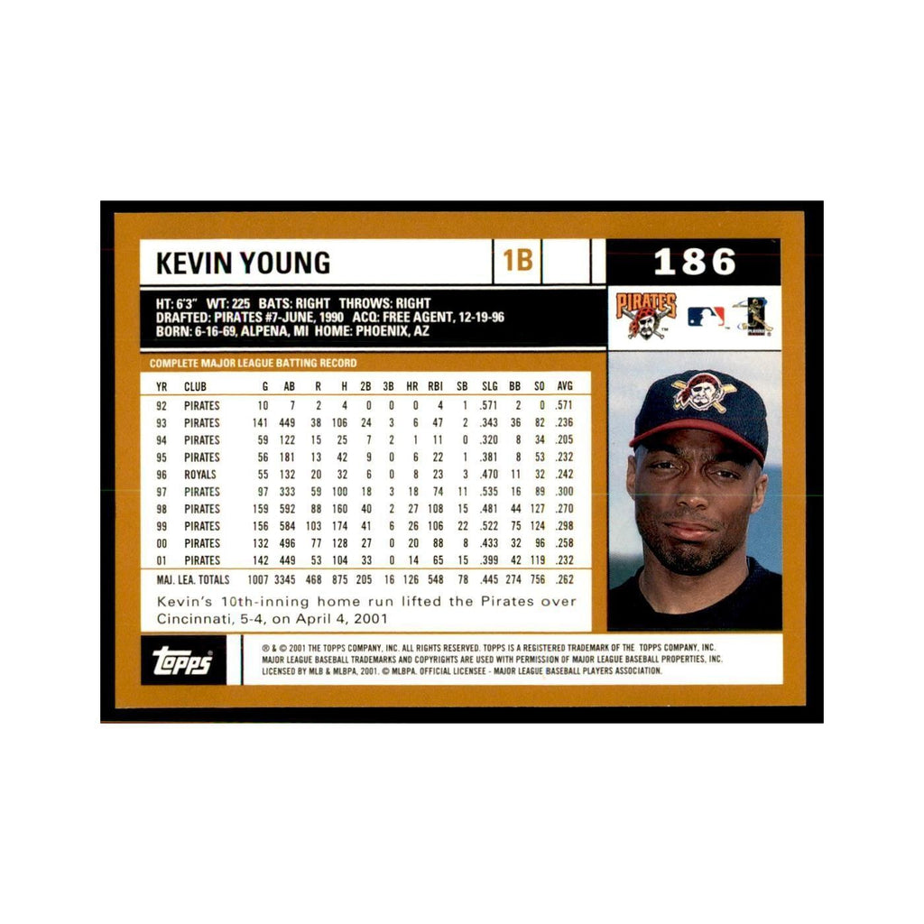 2002 Topps Home Team Advantage Kevin Young Baseball Cards #186