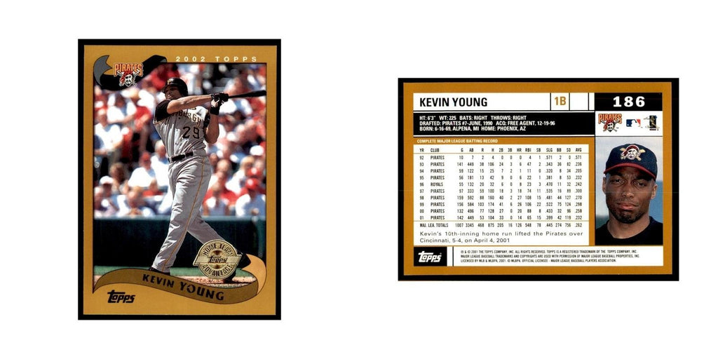 2002 Topps Home Team Advantage Kevin Young Baseball Cards #186