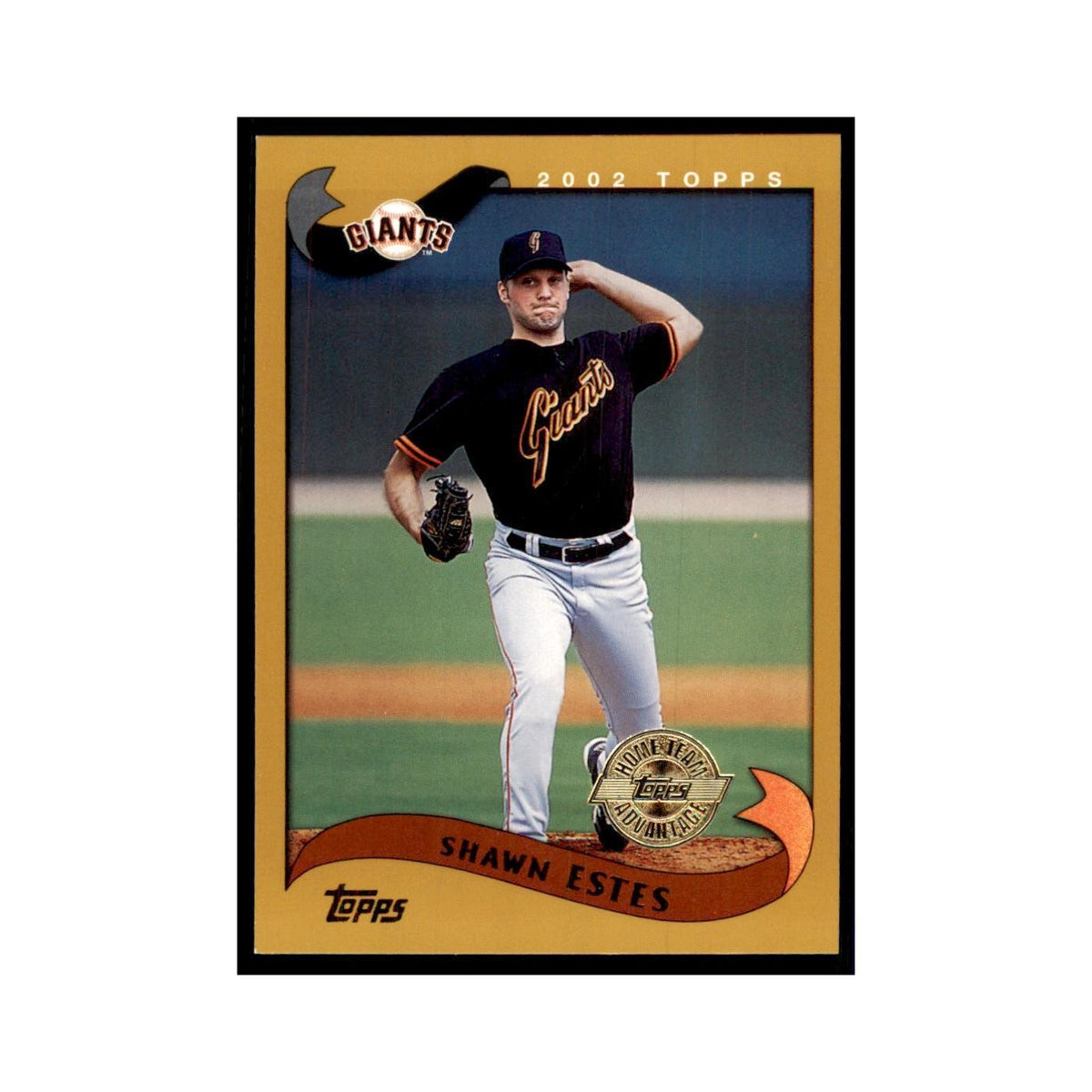 2002 Topps Home Team Advantage Shawn Estes Baseball Cards #167