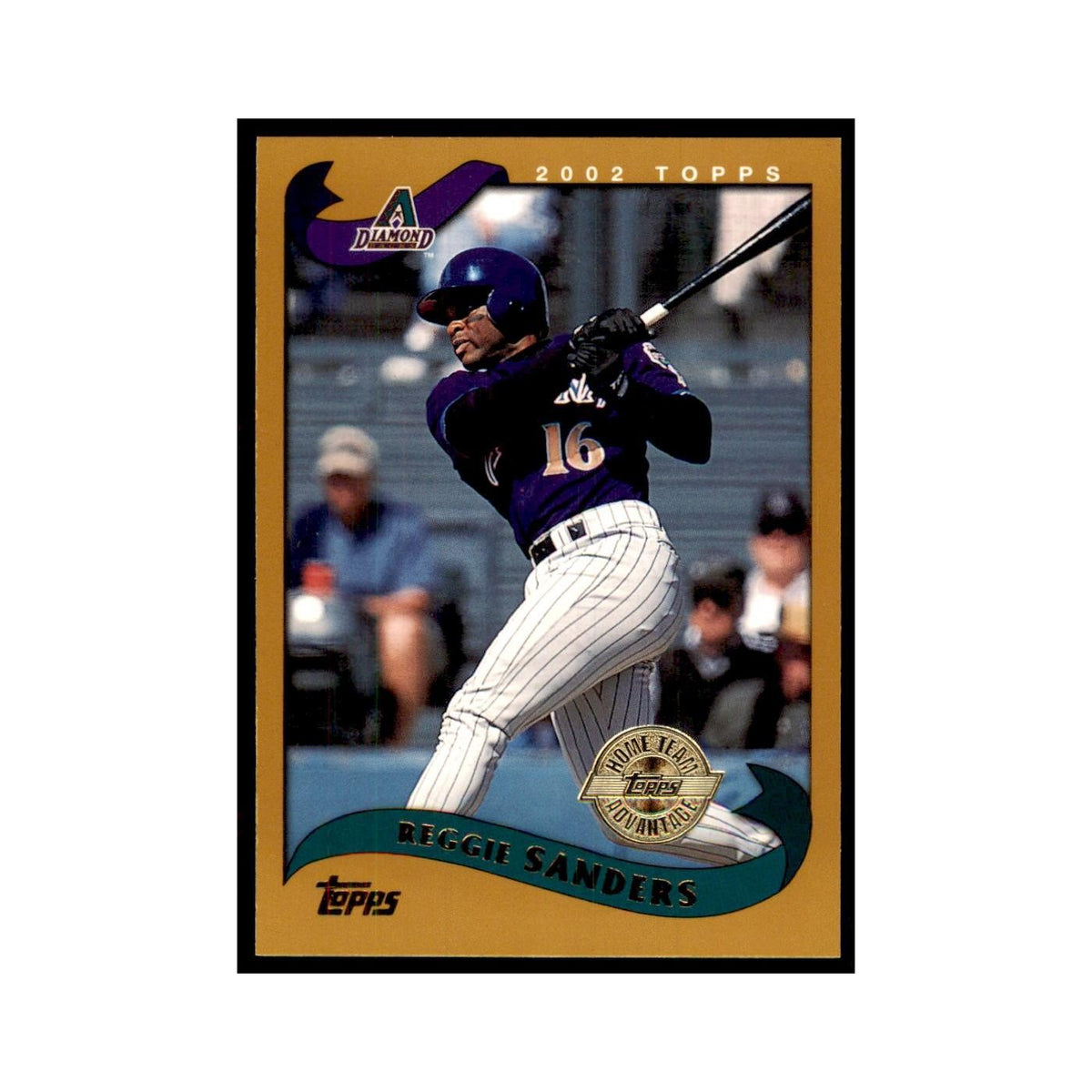 2002 Topps Home Team Advantage Reggie Sanders Baseball Cards #168