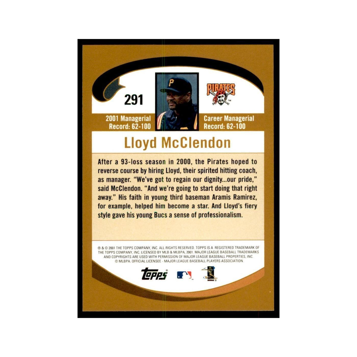 2002 Topps Home Team Advantage Lloyd McClendon Baseball Cards #291