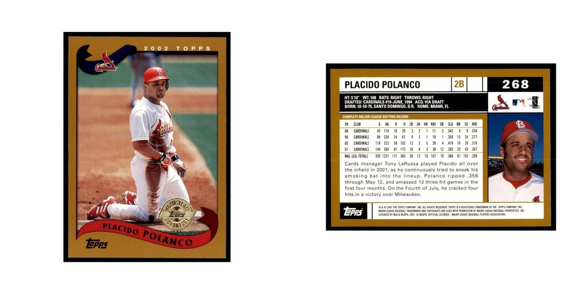 2002 Topps Home Team Advantage Placido Polanco Baseball Cards #268