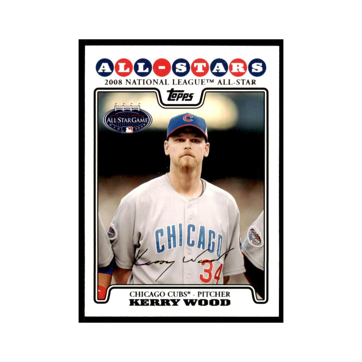 2008 Topps Kerry Wood Baseball Cards #UH208