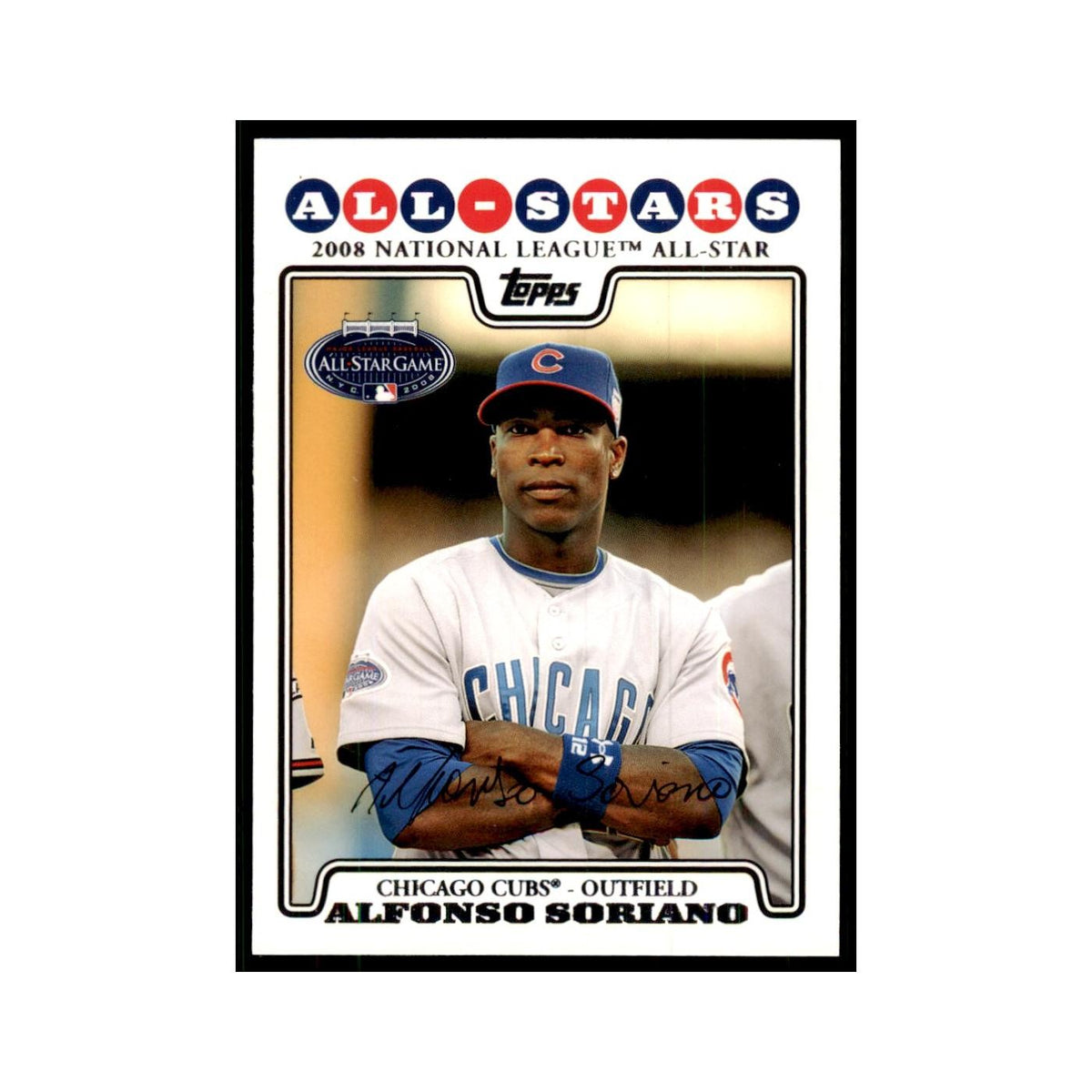 2008 Topps Alfonso Soriano Baseball Cards #UH268