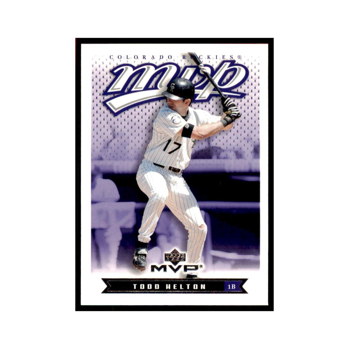 2003 Upper Deck MVP Todd Helton Baseball Cards #65
