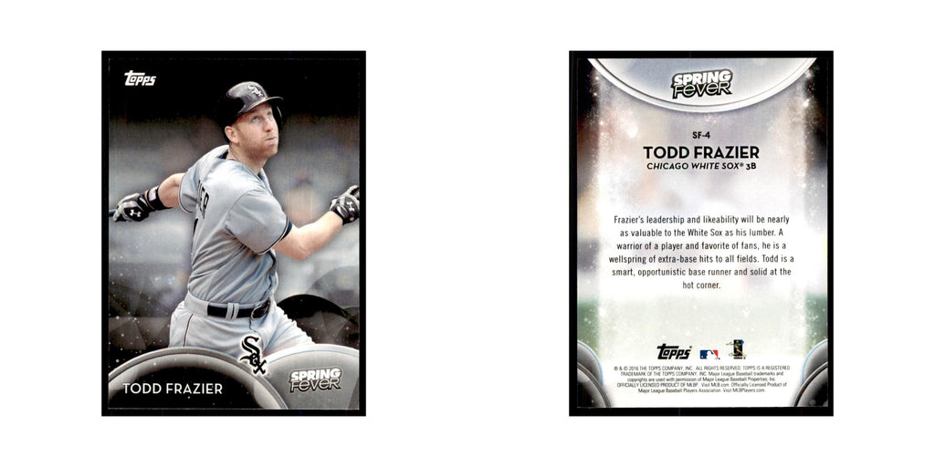 2016 Topps Spring Fever Todd Frazier Baseball Cards #SF-4