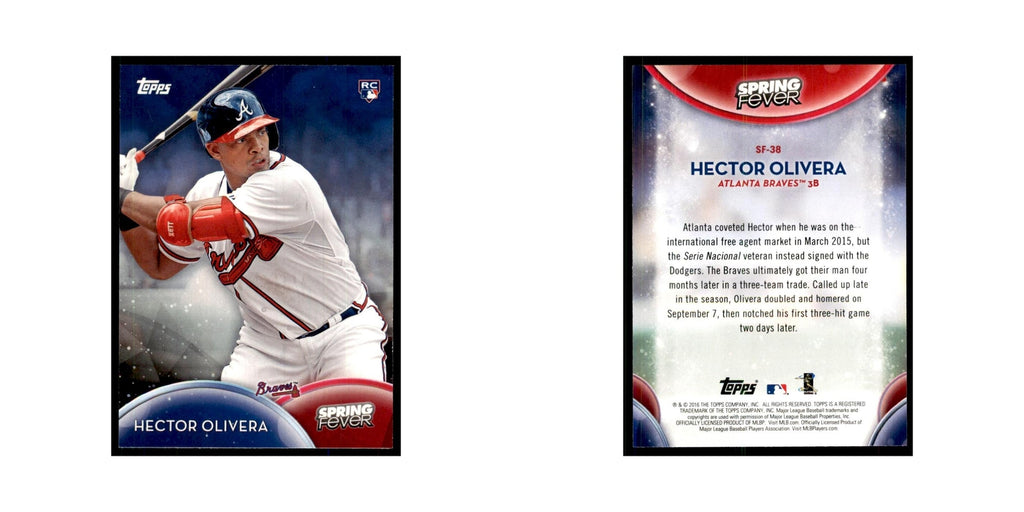 2016 Topps Spring Fever Hector Olivera Baseball Cards #SF-38