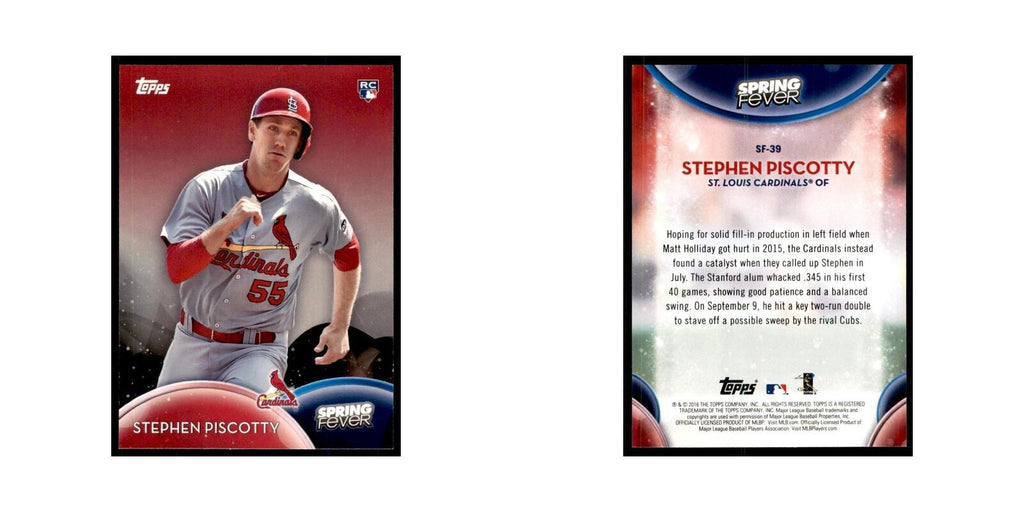 2016 Topps Spring Fever Stephen Piscotty Baseball Cards #SF-39