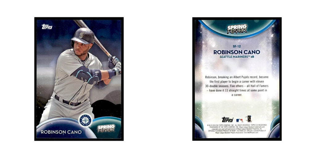 2016 Topps Spring Fever Robinson Cano Baseball Cards #SF-12
