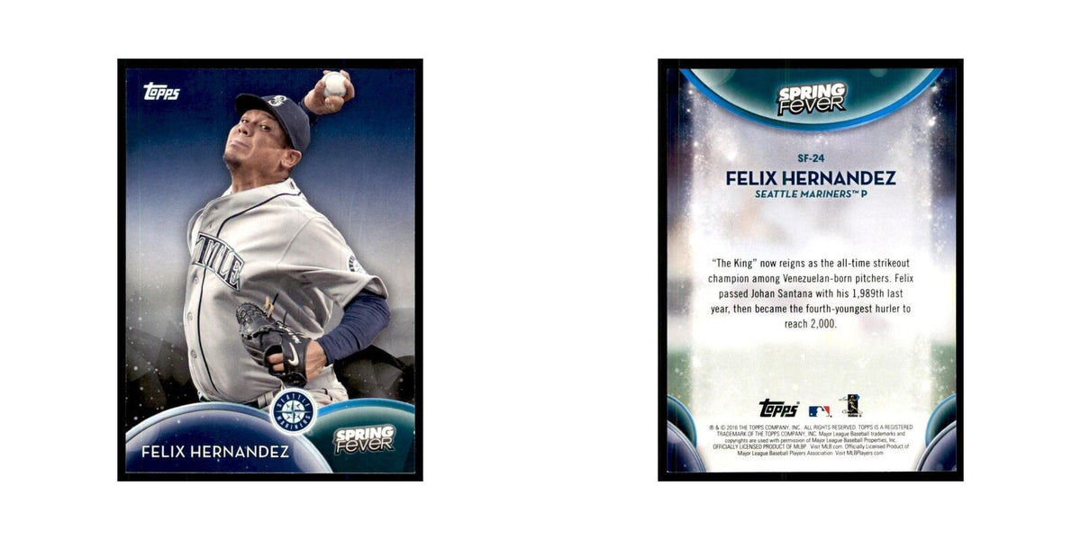 2016 Topps Spring Fever Felix Hernandez Baseball Cards #SF-24