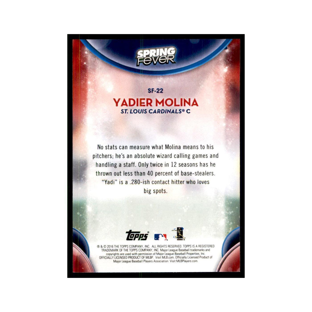 2016 Topps Spring Fever Yadier Molina Baseball Cards #SF-22