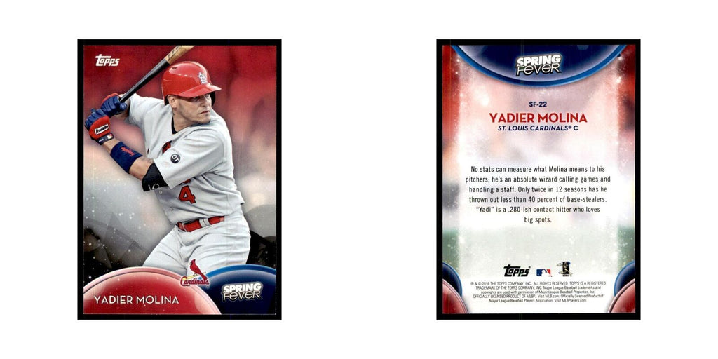 2016 Topps Spring Fever Yadier Molina Baseball Cards #SF-22
