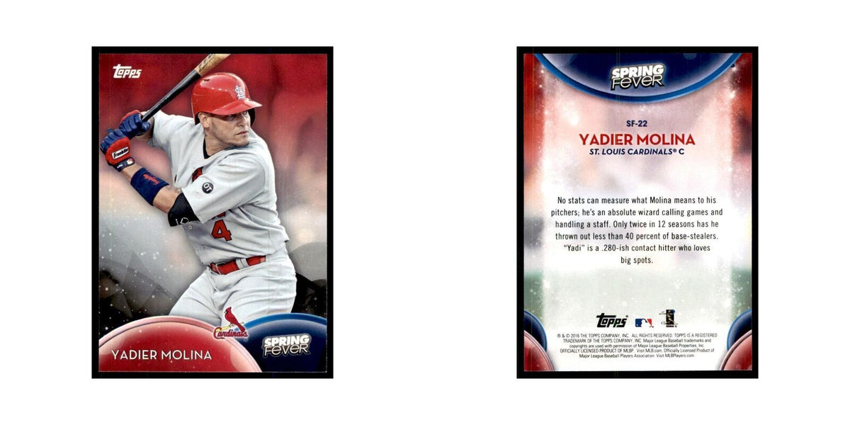 2016 Topps Spring Fever Yadier Molina Baseball Cards #SF-22