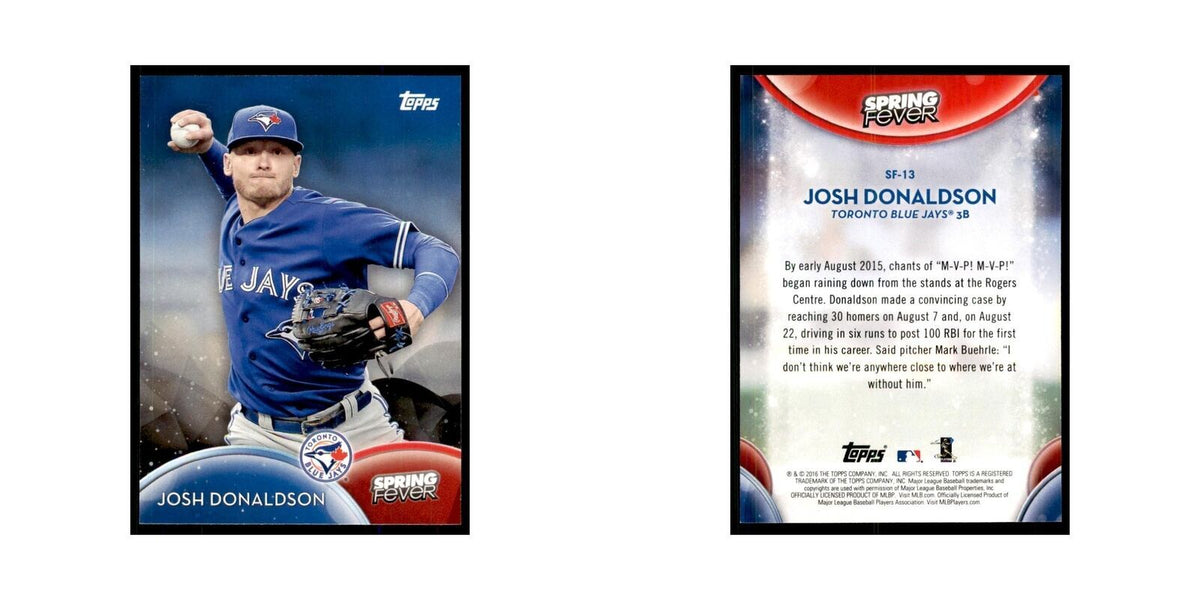 2016 Topps Spring Fever Josh Donaldson Baseball Cards #SF-13