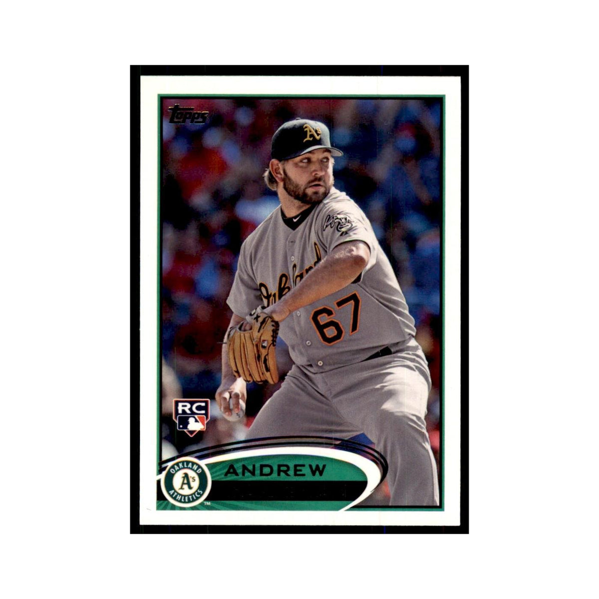 2012 Topps Andrew Carignan Baseball Cards #202