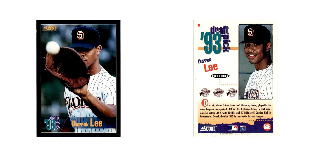 1994 Score Derrek Lee Baseball Cards #585