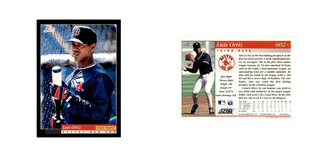 1994 Score Luis Ortiz Baseball Cards #602