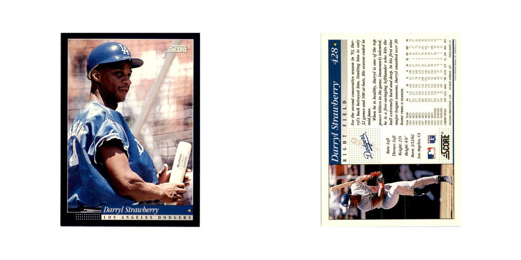 1994 Score Darryl Strawberry Baseball Cards #428