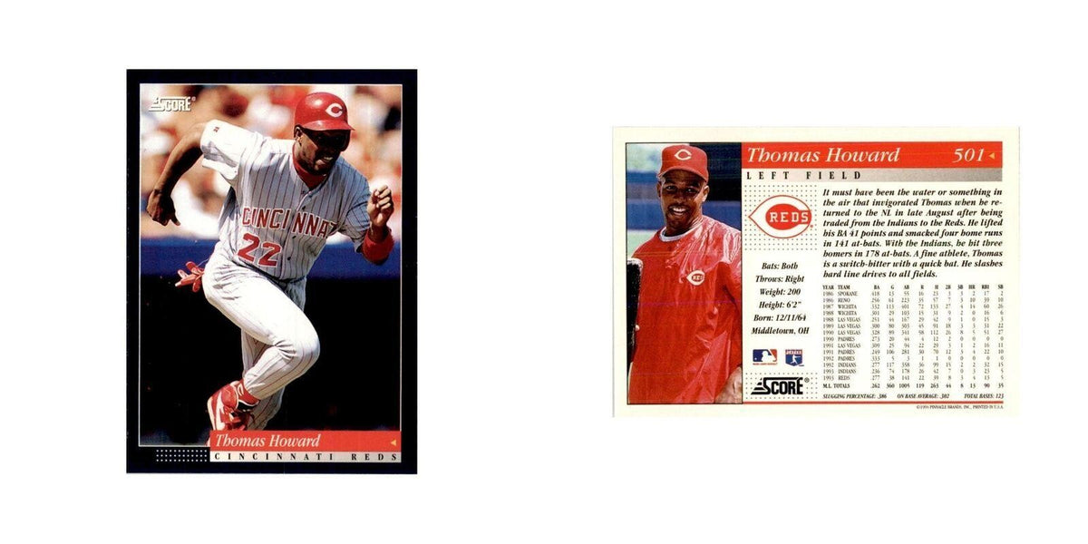 1994 Score Thomas Howard Baseball Cards #501
