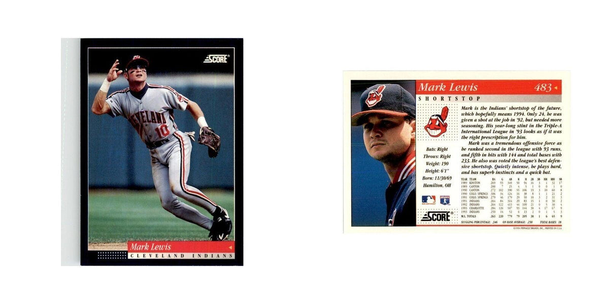 1994 Score Mark Lewis Baseball Cards #483
