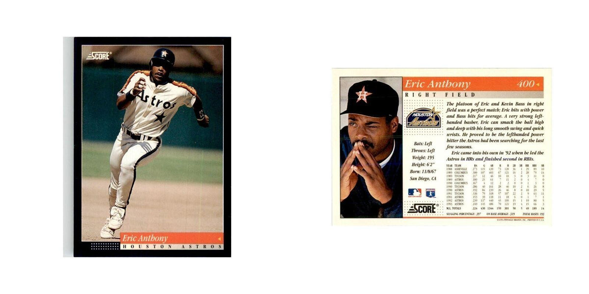 1994 Score Eric Anthony Baseball Cards #400