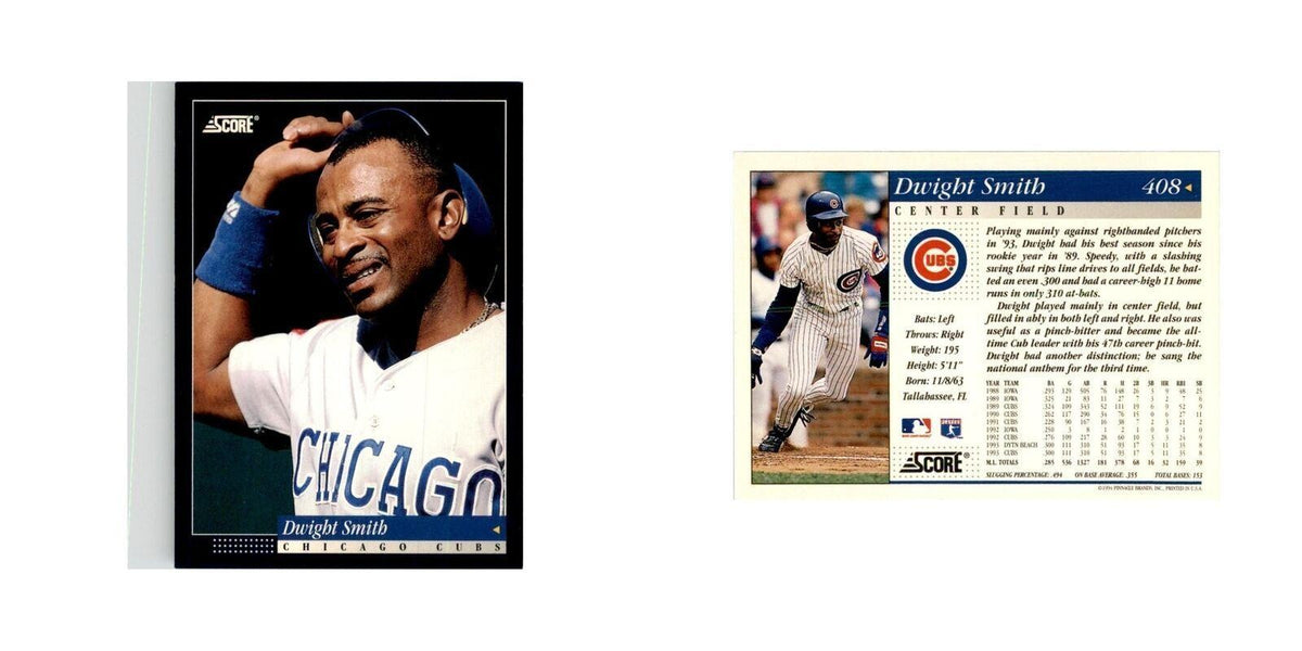 1994 Score Dwight Smith Baseball Cards #408