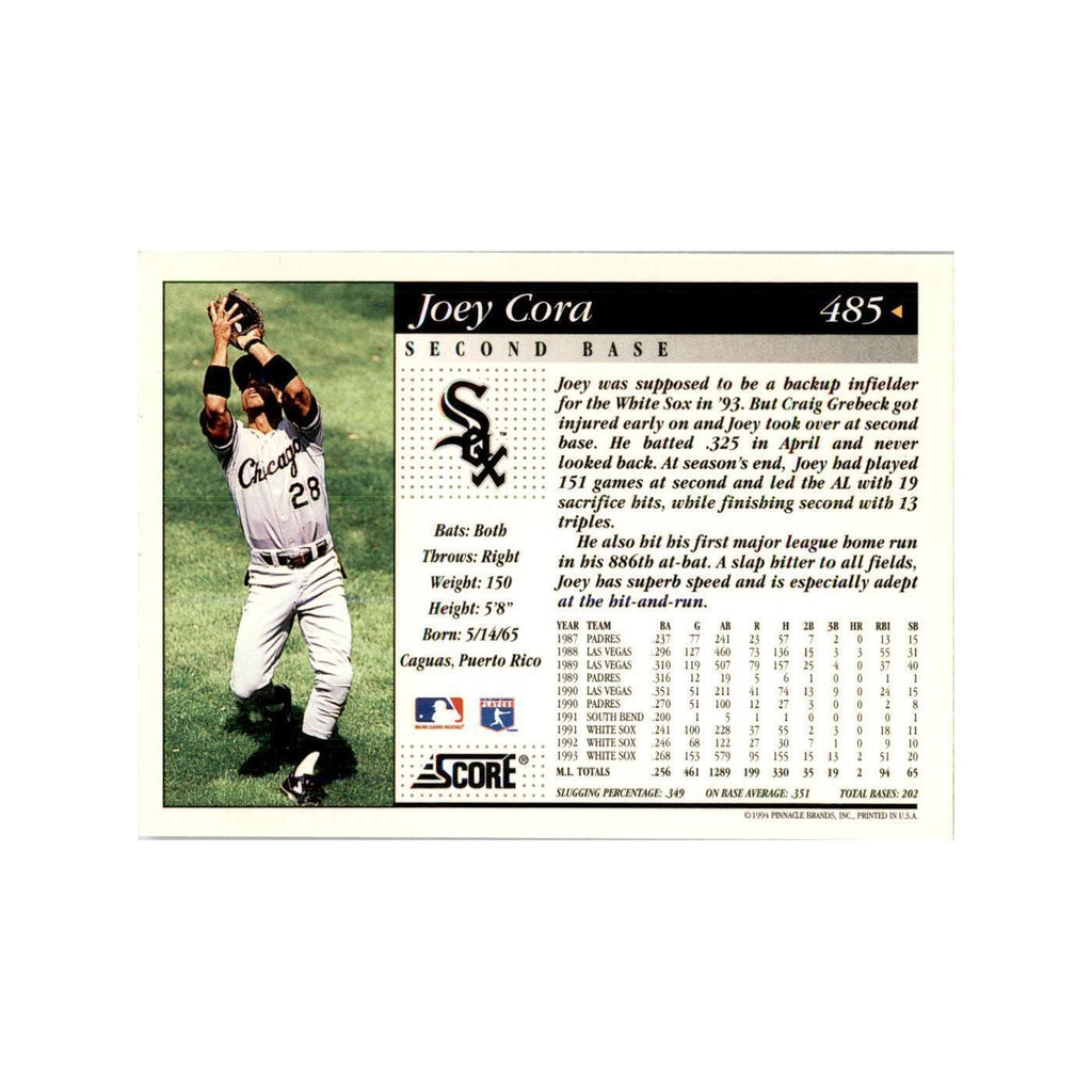 1994 Score Joey Cora Baseball Cards #485