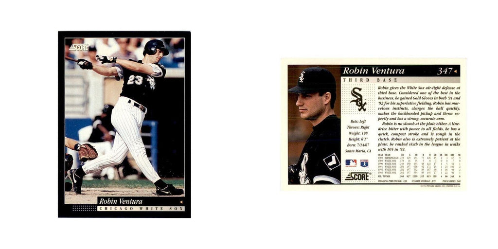1994 Score Robin Ventura Baseball Cards #347