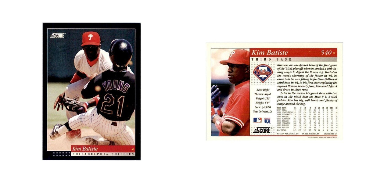 1994 Score Kim Batiste Baseball Cards #540