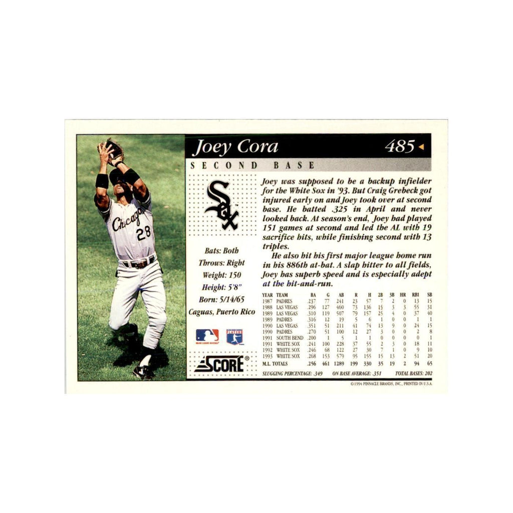 1994 Score Joey Cora Baseball Cards #485