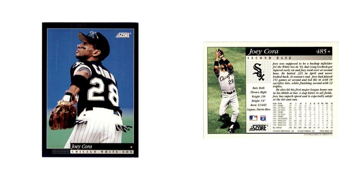 1994 Score Joey Cora Baseball Cards #485