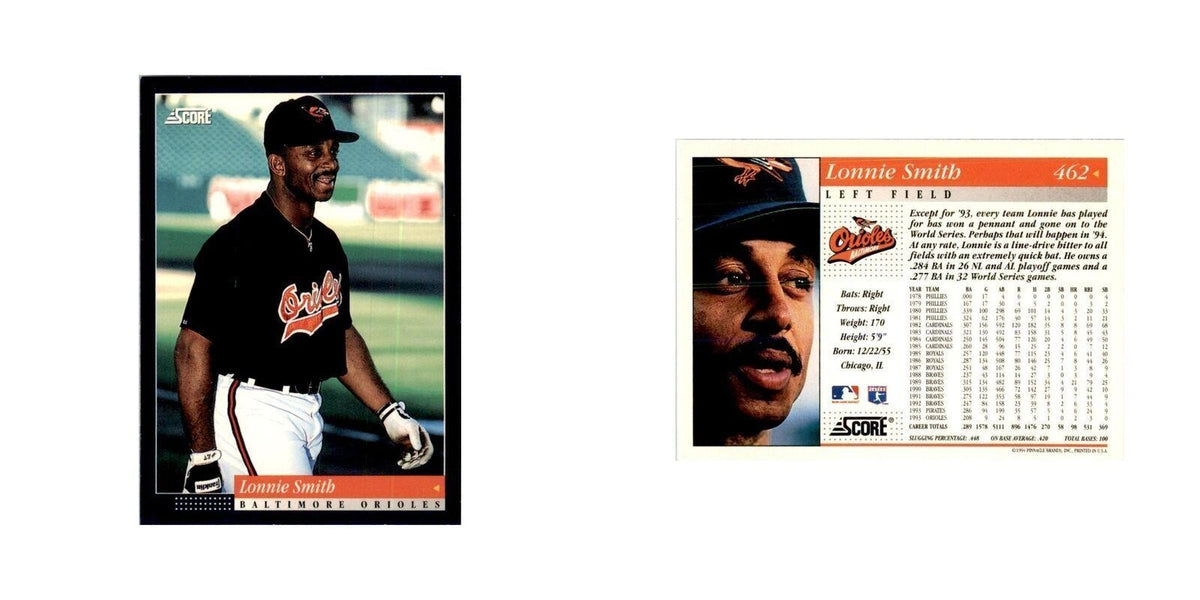 1994 Score Lonnie Smith Baseball Cards #462