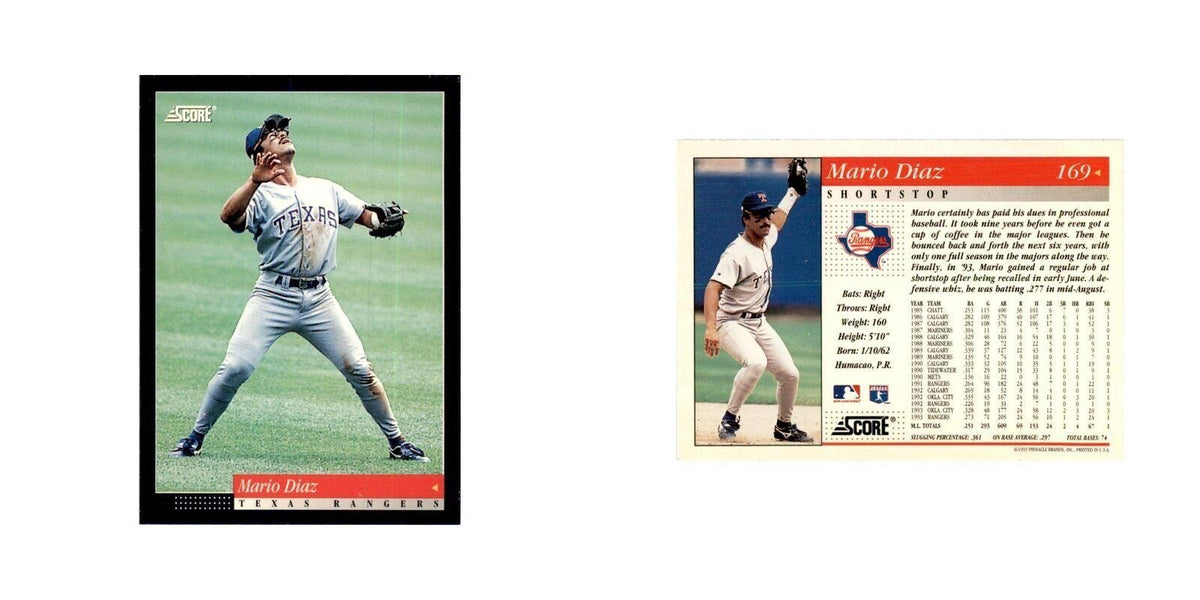 1994 Score Mario Diaz Baseball Cards #169