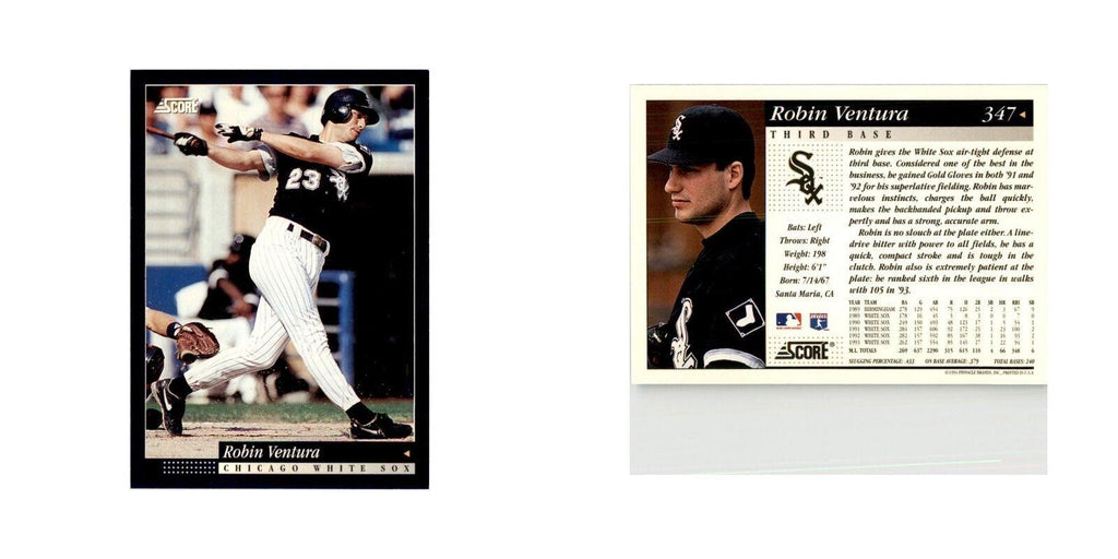 1994 Score Robin Ventura Baseball Cards #347