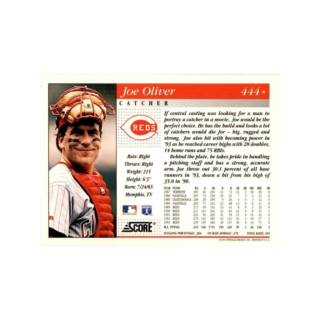 1994 Score Joe Oliver Baseball Cards #444