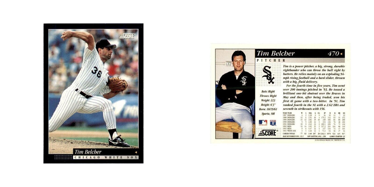 1994 Score Tim Belcher Baseball Cards #470