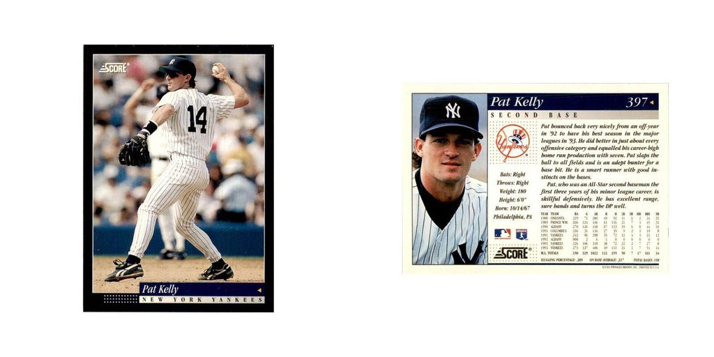 1994 Score Pat Kelly Baseball Cards #397